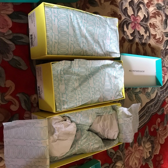 Jack Rogers Gold Navajo Hamptons Palm Beach Sandal - Picture 7 of 8